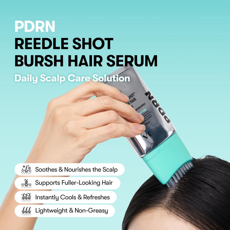 Suero capilar PDRN Reedle Shot™ de CARAMELA BEAUTY USA en botella con aplicador para renovar el cuero cabelludo y cabello más grueso