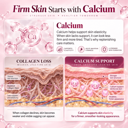Conjunto de rutina de belleza Dr.Melaxin Calcium Collagen Power de CARAMELA BEAUTY USA para firmeza, suavidad y brillo de la piel