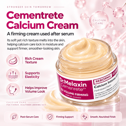 Conjunto de 5 pasos de Dr.Melaxin Calcium Collagen Power de CARAMELA BEAUTY USA para firmeza, suavidad y brillo en la piel.