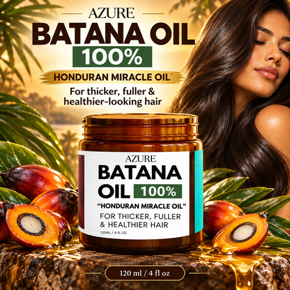 AZURE Batana Oil 100% 120 ml Honduran batana oil — rich pre-wash hair care