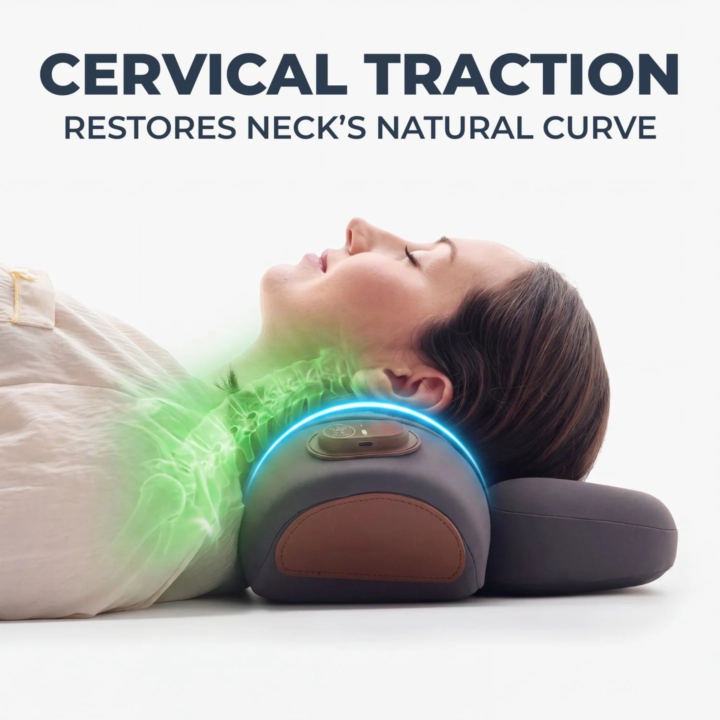Thera Pillow™ Official | Heated Neck Traction Massager
